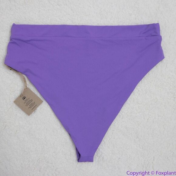 NEW Toast Swim Signature High Waist Bottom in Amethyst, XL - Picture 6 of 11